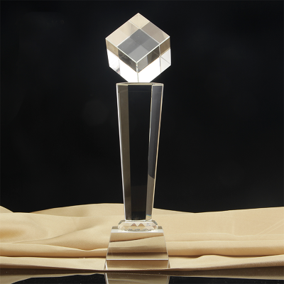 Wholesale Various of Cheap Blank Crystal Glass Medal Trophy  For Business Gift